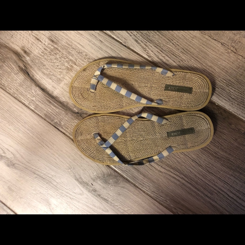J crew flip flops size 7
